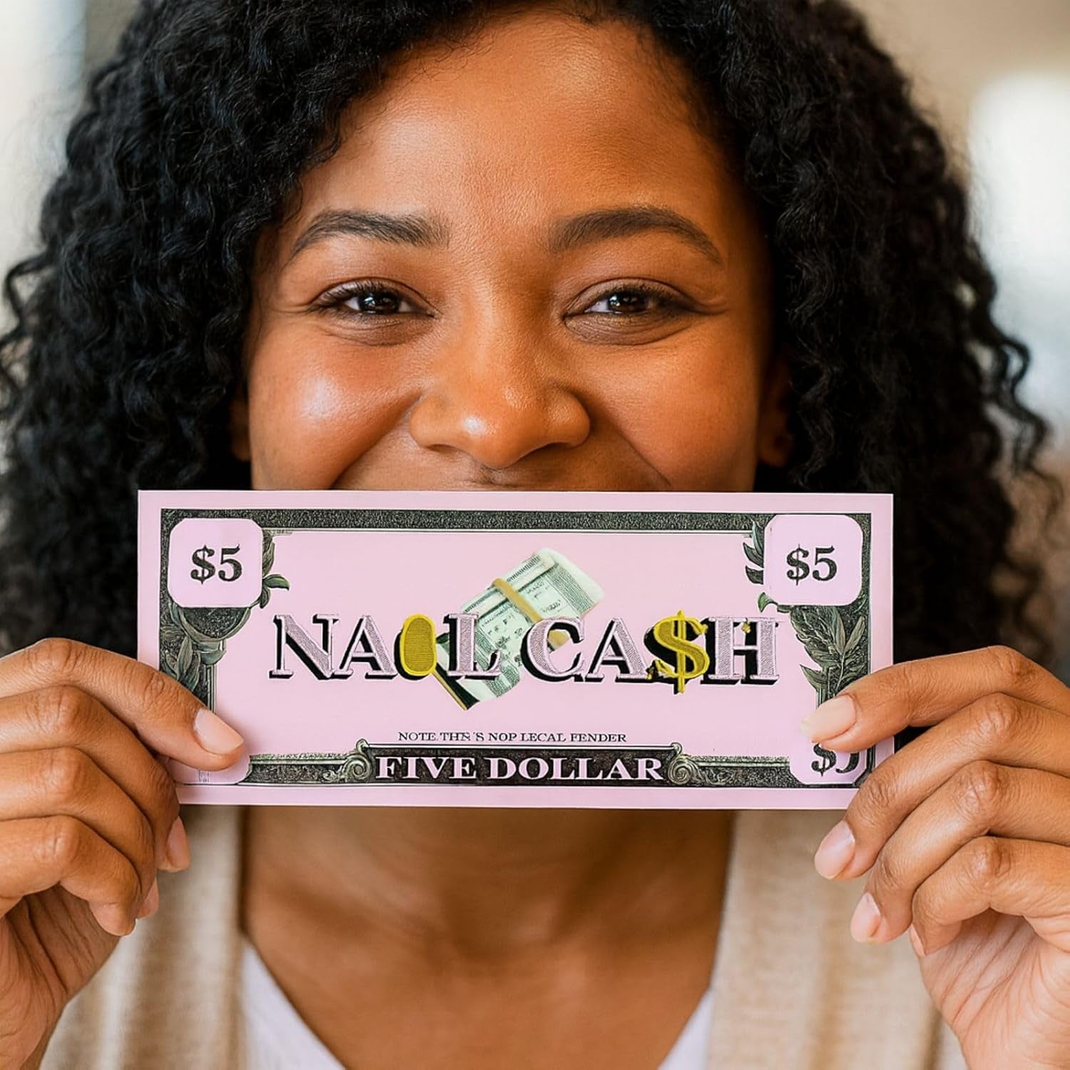 Nail Cash Pink Loyalty Reward Cards for Nail Tech Supplies, Salon Client Gifts & Aftercare, Pedicure Manicure Business Must Haves - 100 Pieces