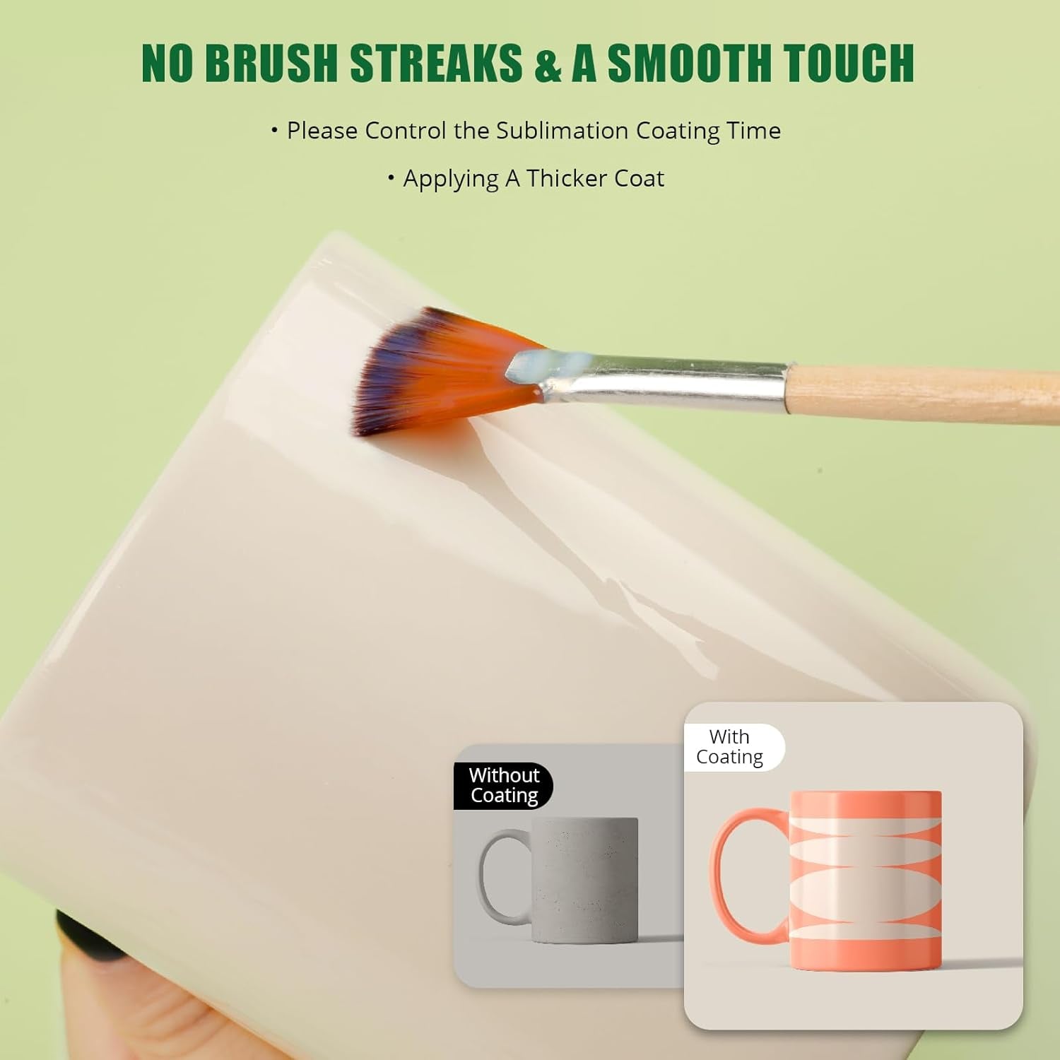 Sublimation Coating for All Hard Substrates-250Ml Glossy Waterproof Sublimation Coating for Mugs, Glass, Tumblers, Sublimation Coating for Ceramics, Tiles, Stainless Steels with Super Adhesion