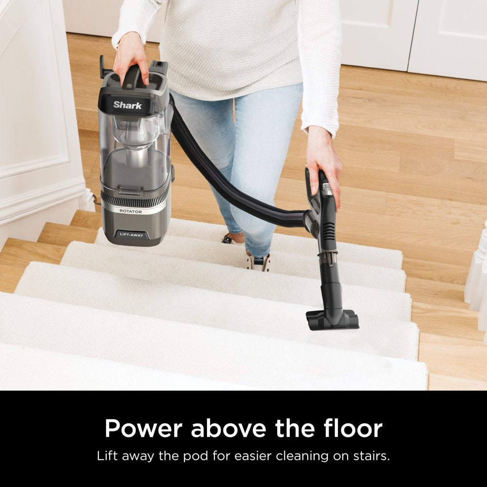 ® Rotator® Lift-Away® Upright Vacuum with Duoclean® Powerfins® and Self-Cleaning Brushroll, LA500WM