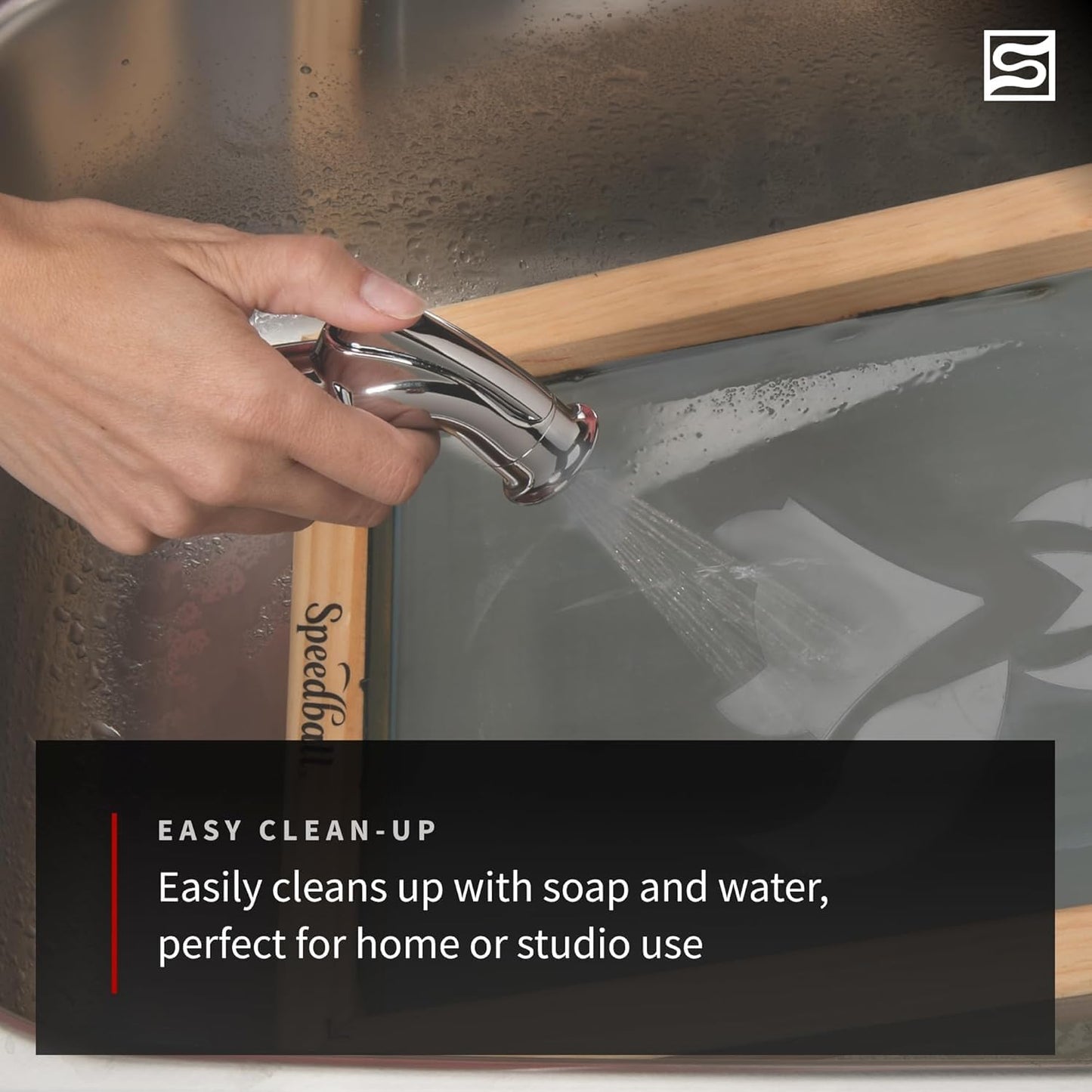 Intermediate Screen Printing Kit - Make Your Own Custom T-Shirt Prints - 2 Fabric Inks, Silk Screen Frame, Drawing Fluid, Squeegee, Instructions - Made in USA