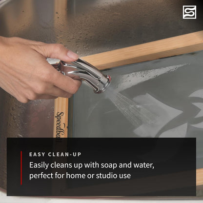 Intermediate Screen Printing Kit - Make Your Own Custom T-Shirt Prints - 2 Fabric Inks, Silk Screen Frame, Drawing Fluid, Squeegee, Instructions - Made in USA