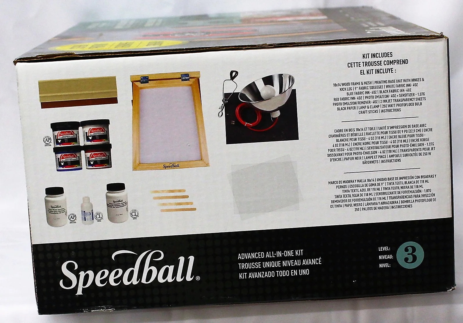 Advanced All-In-One Screen Printing Kit, Includes LED UV Exposure Lamp