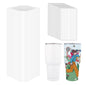 HTVRONT Shrink Wrap for Sublimation Tumblers 8 X 12 Inch - 60PCS Sublimation Shrink Wrap Sleeves, Heat-Resistant Tumbler Shrink Wrap Film