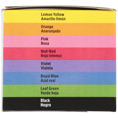 8-Piece Gel Food Coloring Set, 4 Oz. (Purple, Blue, Green, Black, Yellow, Orange, Pink, Red)