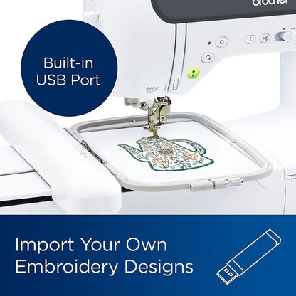 Brother SE2000 Embroidery & Sewing Machine Bundle W/ Silhouette Cameo 5 Alpha