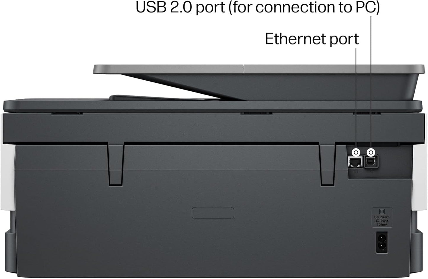 HP Officejet Pro 8125 Wireless All-In-One Color Inkjet Printer, Print, Scan, Copy, ADF, Duplex Printing Best-For-Home Office, 3 Month Trial of Instant Ink Included, Ai-Capable (C2VJ4A)