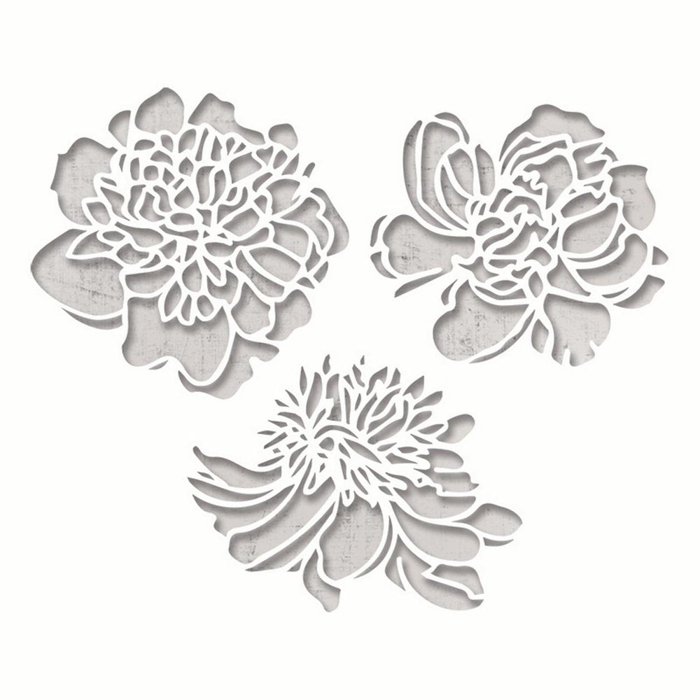 Thinlits Die Set 3PK - Cutout Blossoms by Tim Holtz