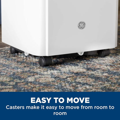 6,100 BTU Portable Air Conditioner for Small Rooms up to 250 Sq Ft., 3-In-1 with Dehumidify, Fan and Auto Evaporation, Included Window Installation Kit 6100 BTU White