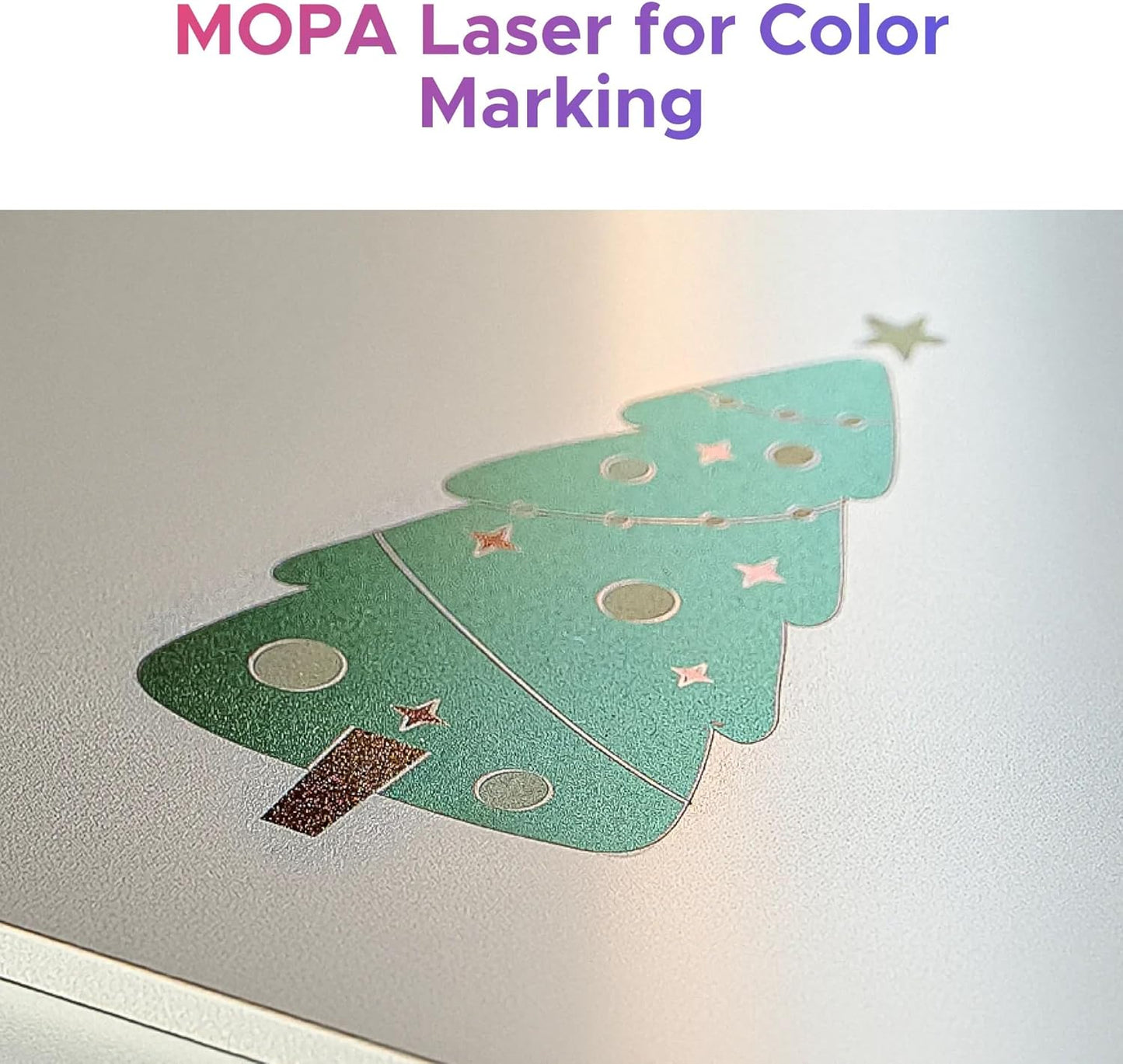 Omtech Autofocus 20W MOPA Fiber Laser Marking Machine with Lightburn, Fiber Laser Engraver for Metal Color Marking, 5.9" X 5.9" in Fiber Laser Cutter with Ezcad 100,000 Hr. Life Laser Etching Machine