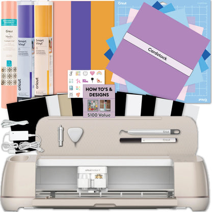 Cricut Maker 4 Vinyl Starter Bundle for DIY Home Decor