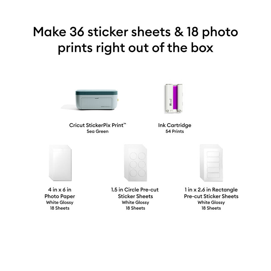 Cricut StickerPix Print™ Essential Bundle