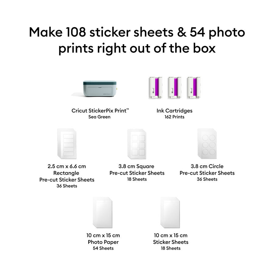 Cricut StickerPix Print™ Ultimate Plus Bundle