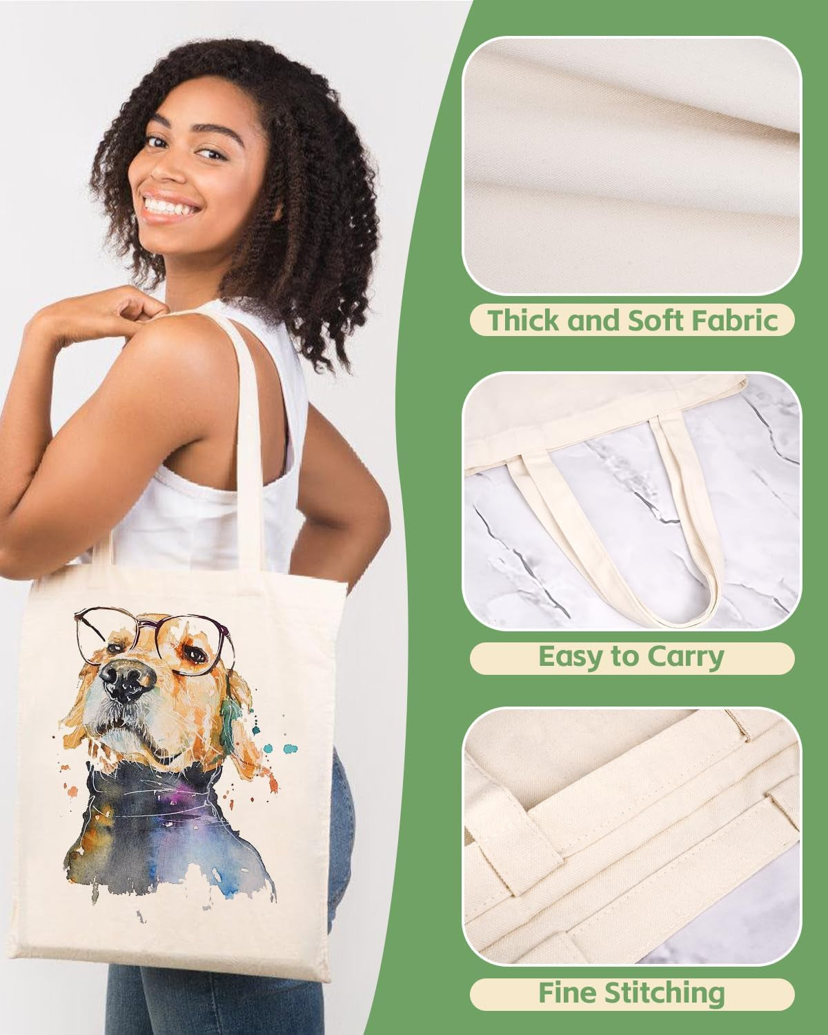 Lzerking Complete DIY Bundle - 50 Pack 13X15 Blank Canvas Tote Bags + 63 Color Heat Transfer Vinyl Sheets (12"X10") for Cricut/Silhouette