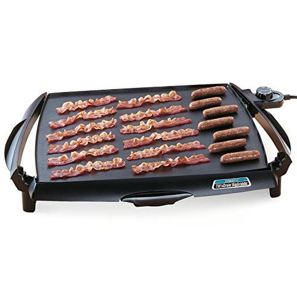 Tilt 'N' Drain Big Griddle Electric Cool-Touch Griddle 07046