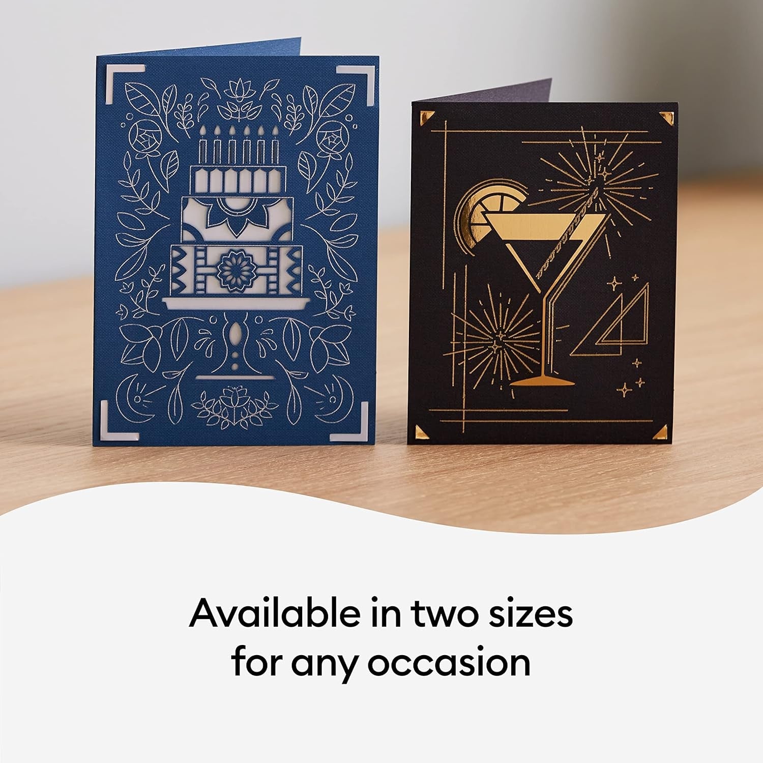 Cricut Joy Foil Transfer Insert Cards, Blue Lagoon Sampler - A6
