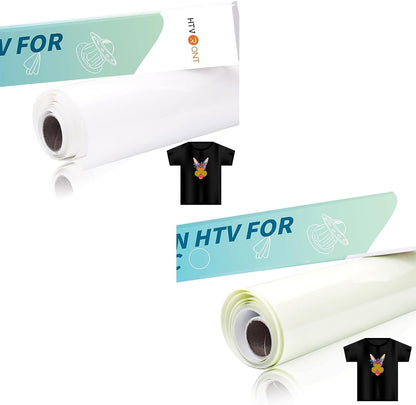 Sublimation HTV for Dark Fabric/Light Fabric 12" X 5FT Matte and Glossy