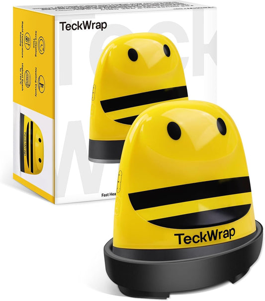 Mini Heat Press Machine for HTV & Sublimation, Compact Heat Press for Vinyl on T-Shirts, Hats, Shoes, Bags, DIY Crafts – Small Heat Transfer Machine for Beginners (Yellow Bee)