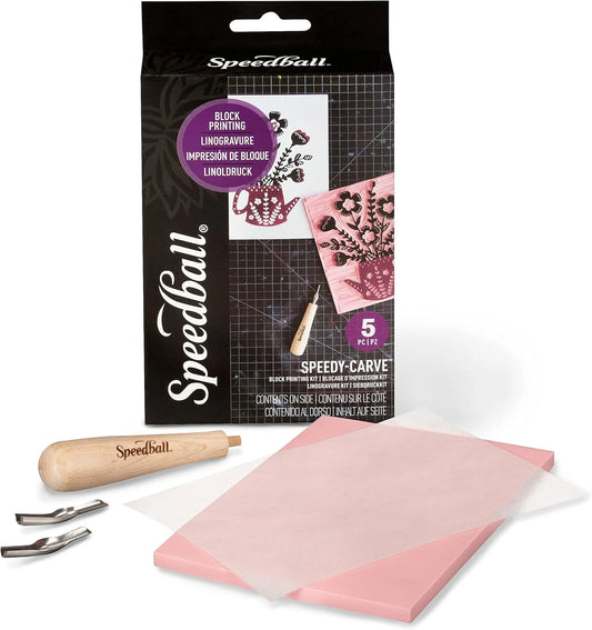 Stamp Making Kit, Includes Speedy-Carve Carving Rubber Blocks