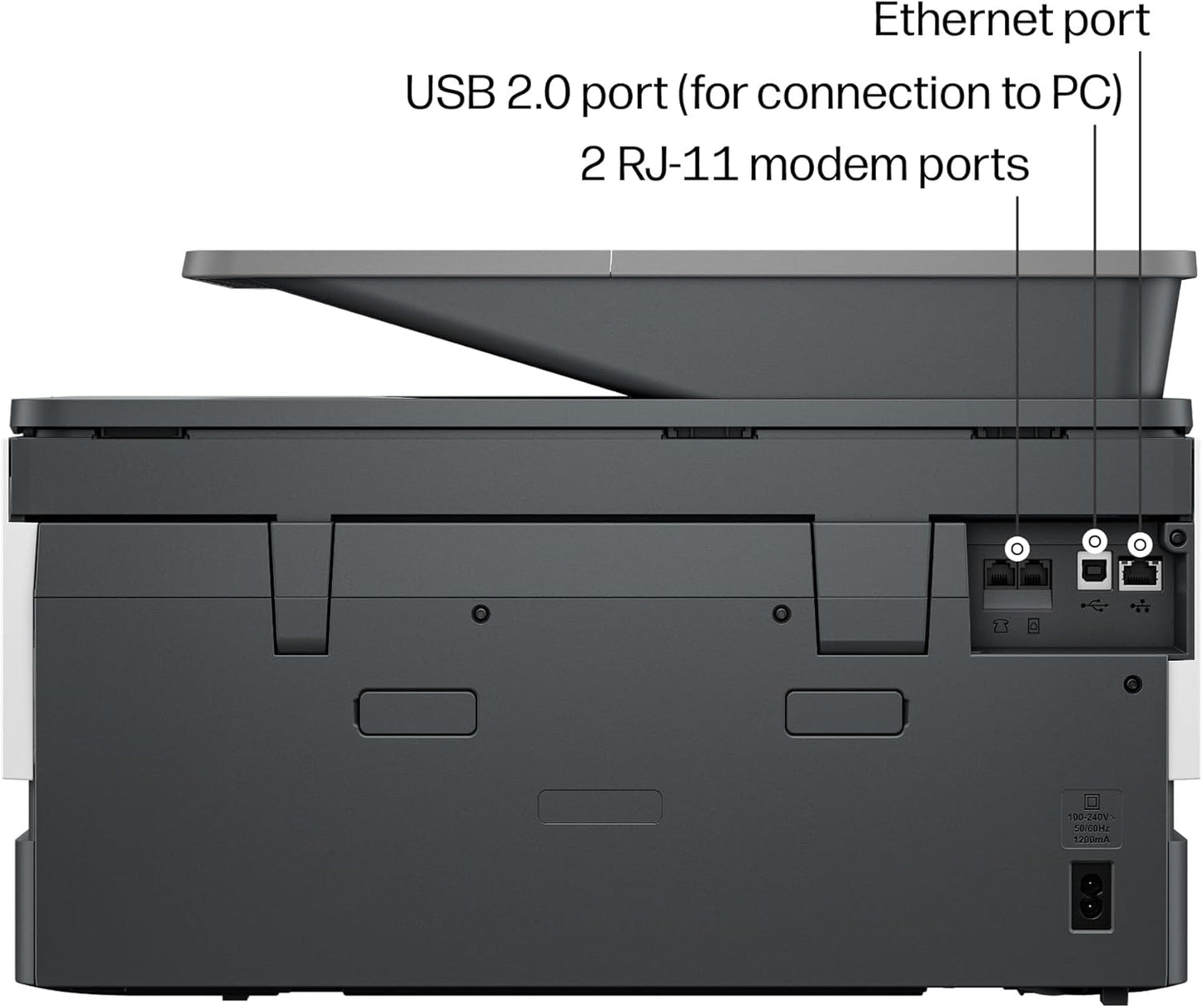 HP Officejet Pro 9125 Wireless All-In-One Color Inkjet Printer, Print, Scan, Copy, Fax, ADF, Duplex Print/Scan, Best-For-Office, 3 Month Trial of Instant Ink Included, Ai-Capable (C2VZ0A)