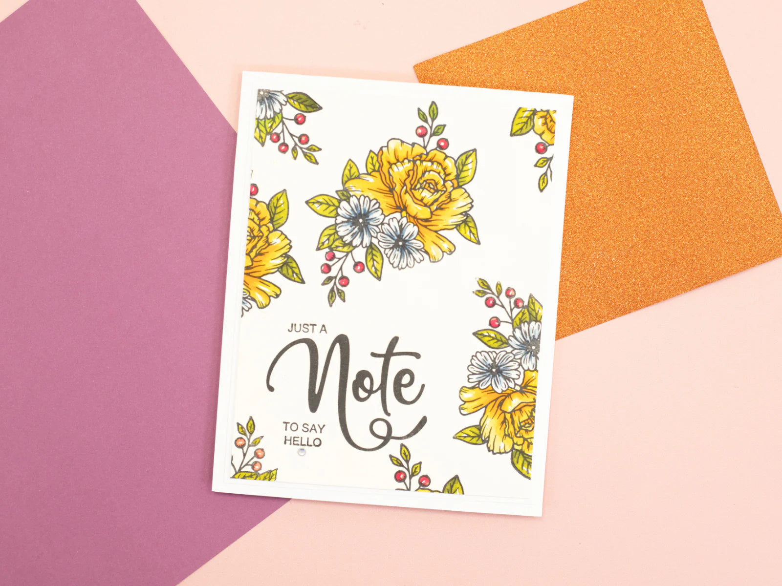 Gemini - Letterpress Press Plate - Just a Note