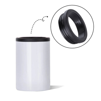 12 OZ Sublimation Can Cooler Insulator Blanks White 4 Pack