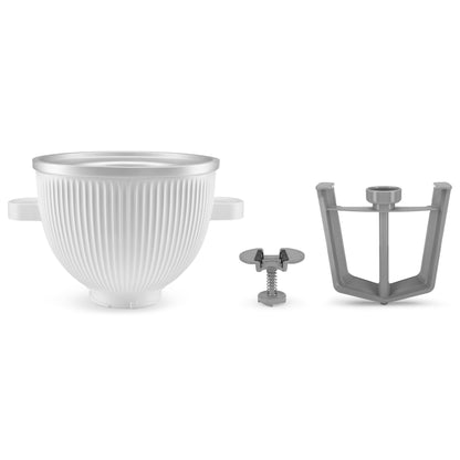 2-Qt Ice Cream Maker Attachment for Select  Tilt-Head Stand Mixers, White