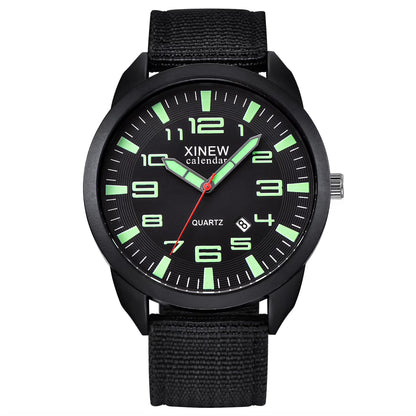 Watches for Men,Nylon Strap Watch Men'S Wrist Watches,Precise Quartz Movement Versatile Style Analog Watch,Style3