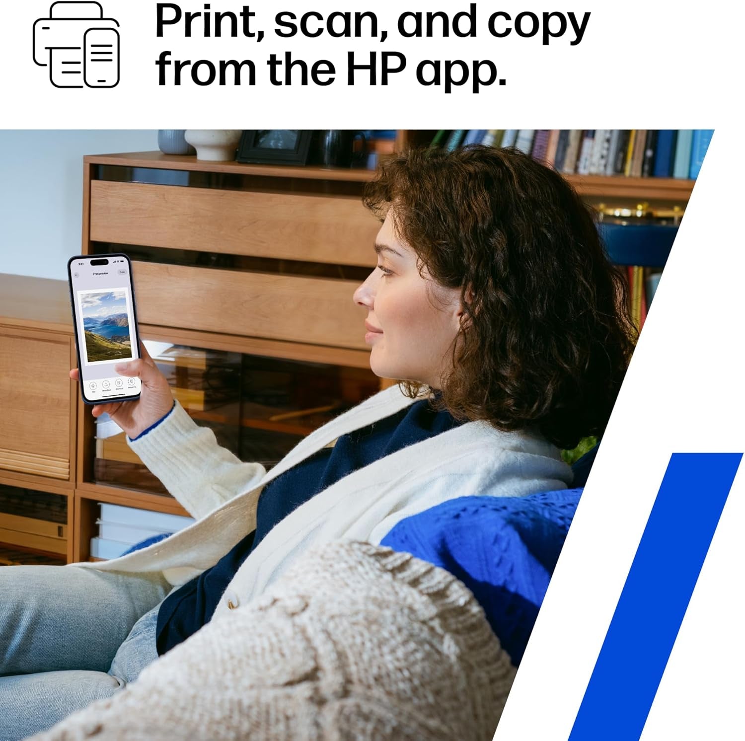 HP Deskjet 2955 Wireless All-In-One Color Inkjet Printer, Scanner, Copier, Best-For-Home, 3 Month Trial of Instant Ink Included, Ai-Capable (A24HJA)
