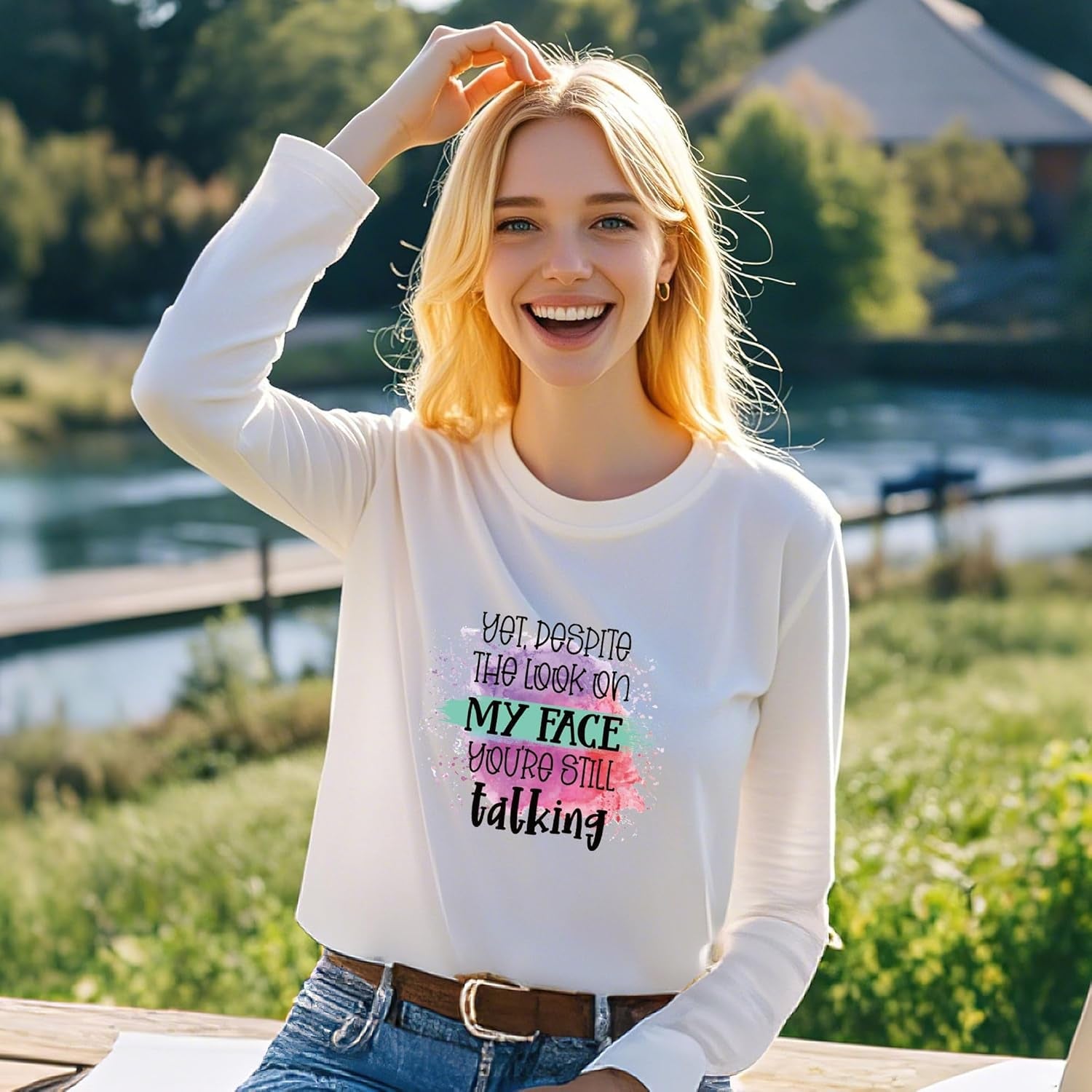 Funny Iron on Transfers for T-Shirts, 30 Pcs Funny DTF Transfers Ready to Press, Sarcasm Quotes Iron on Decals, Humorous Heat Transfer Vinyl for Bag Pillow Clothing