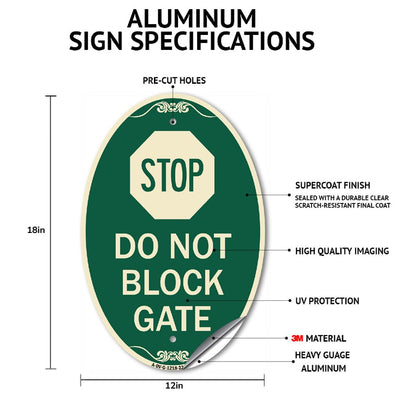 Designer Oval Series Sign - Private Parking Members Only | Green & Tan 12" X 18" Heavy-Gauge Aluminum Architectural Sign | Commercial Grade | Made in the USA