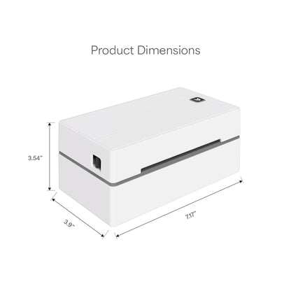 Bluetooth Thermal 4X6 Shipping Label Printer Bundle for Packages & Small Business - Android, Ios & Windows Compatible