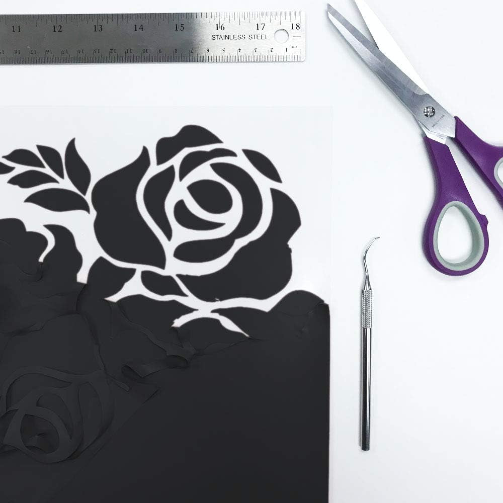 Siser Easyweed Matte Black 11.8"X15Ft - Iron on Heat Transfer Vinyl