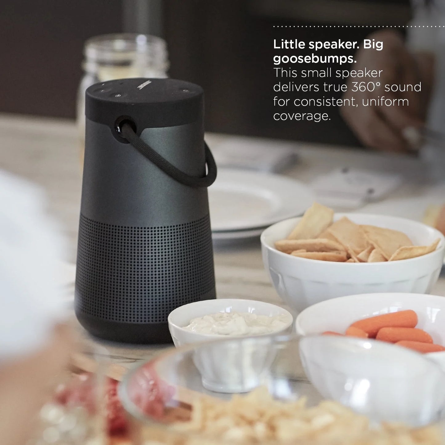 Soundlink Revolve+ II Bluetooth Speaker, Water Resistant Portable Speaker, Silver