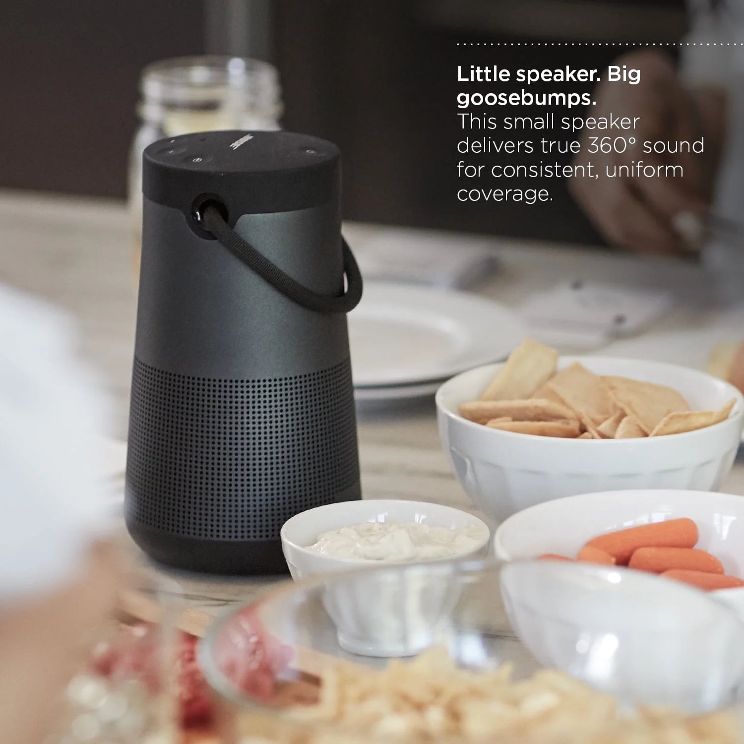 Soundlink Revolve+ II Bluetooth Speaker, Water Resistant Portable Speaker, Silver