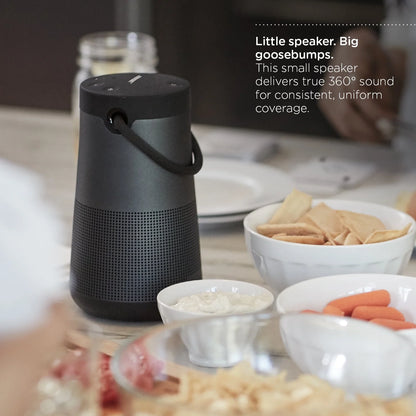 Soundlink Revolve+ II Bluetooth Speaker, Water Resistant Portable Speaker, Silver