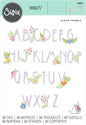 Sizzix Thinlits Dies by Alexis Trimble 66/Pkg-Floral Alphabet