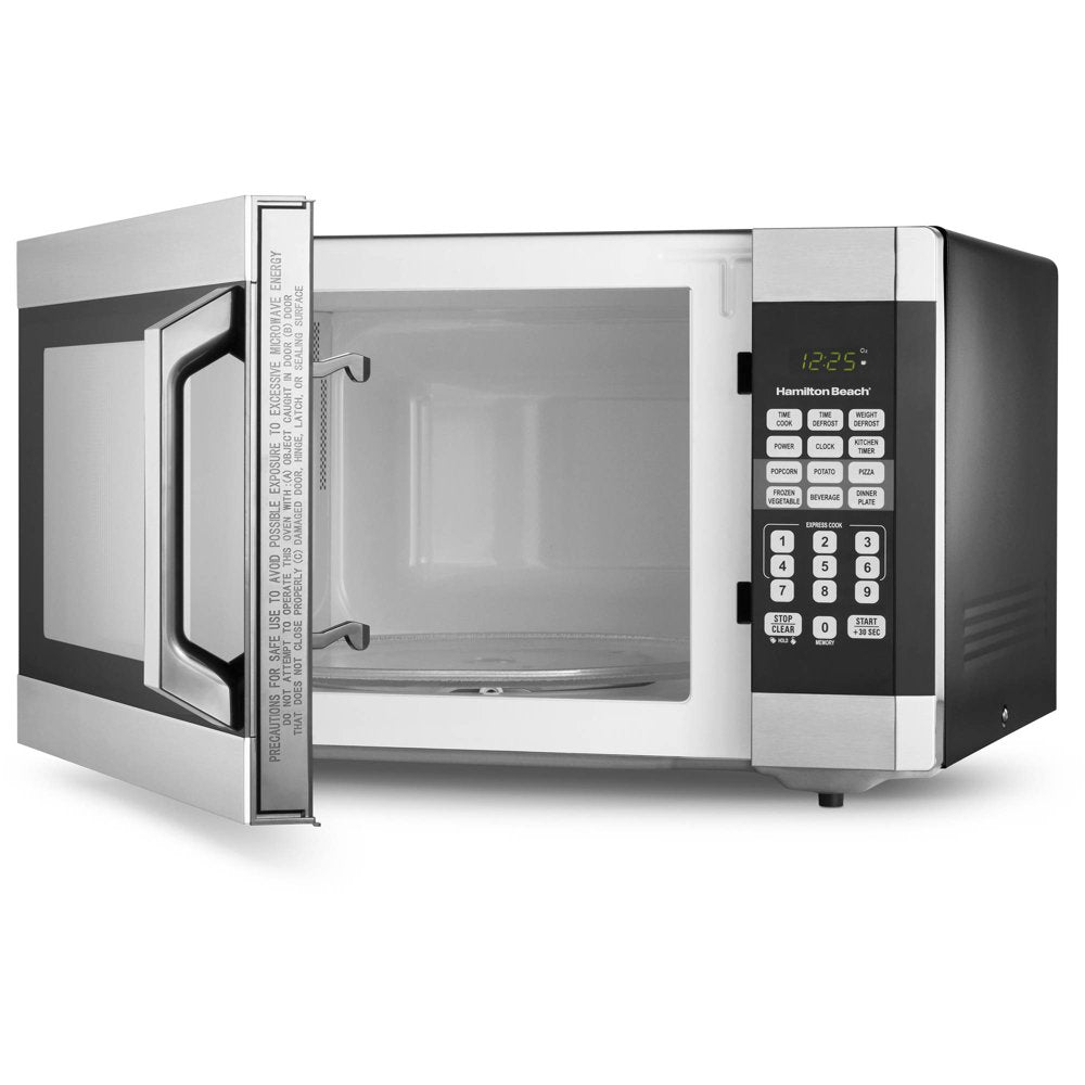 1.6 Cu. Ft. Digital Microwave Oven, Stainless Steel