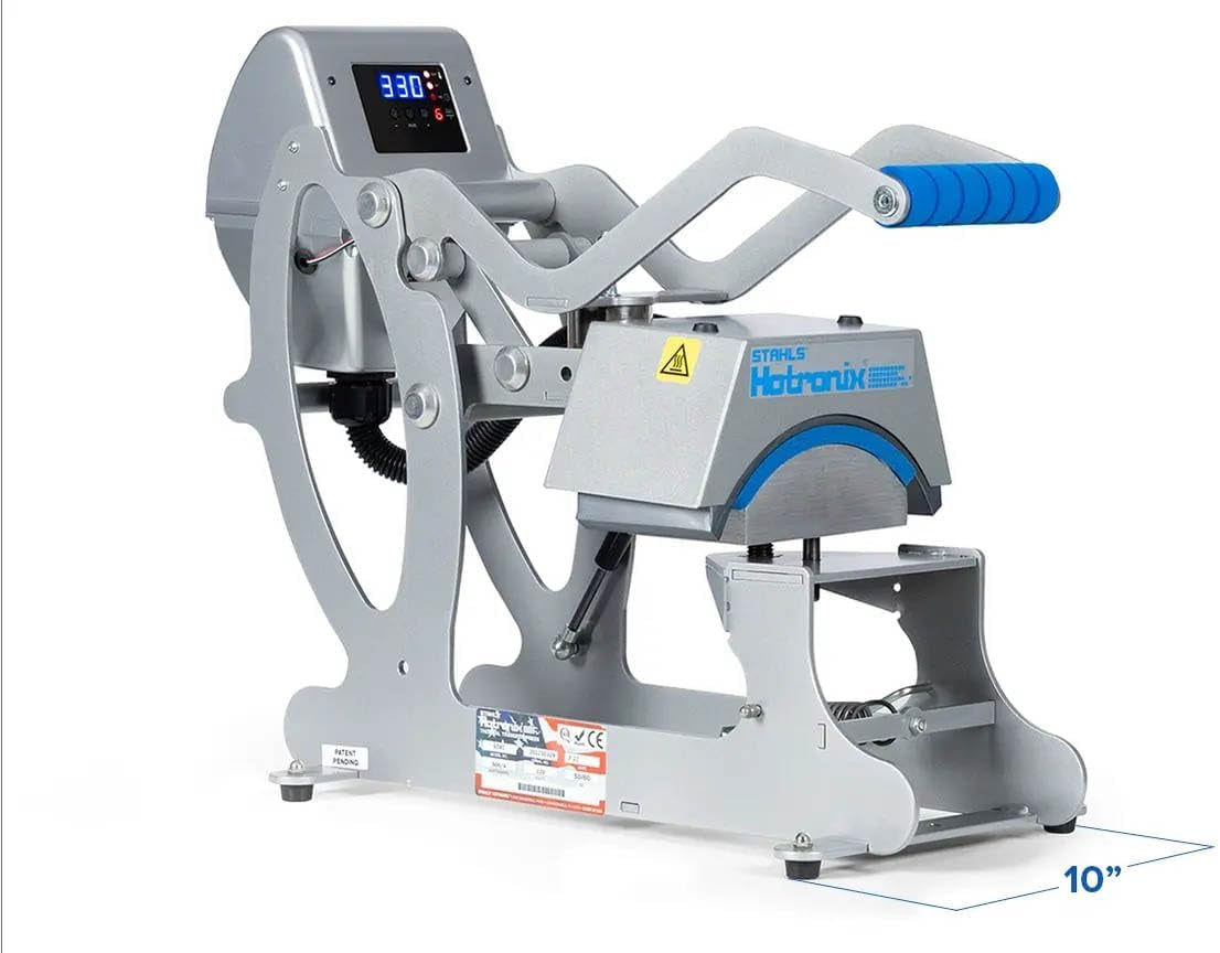 Stahls' Hotronix Auto Mag Cap Heat Press – Compact, High-Performance Heat Press for Hats and Caps with Auto-Open Feature