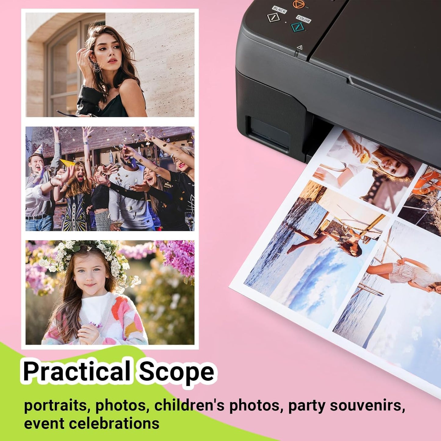 Matte Photo Paper 8.5" X 11" - 69Lb Photo Paper for Inkjet Printer Paper, Ideal for Portrait Photography, 20 Sheets, Smudge-Proof