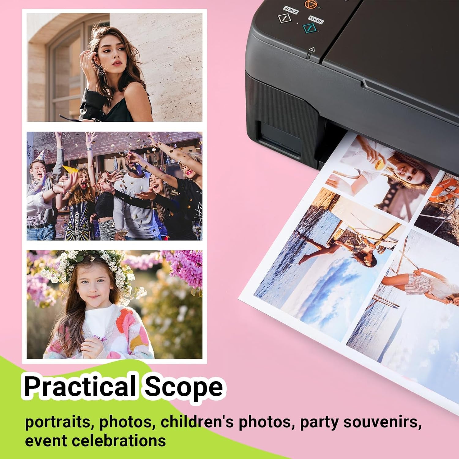 Matte Photo Paper 8.5" X 11" - 69Lb Photo Paper for Inkjet Printer Paper, Ideal for Portrait Photography, 20 Sheets, Smudge-Proof