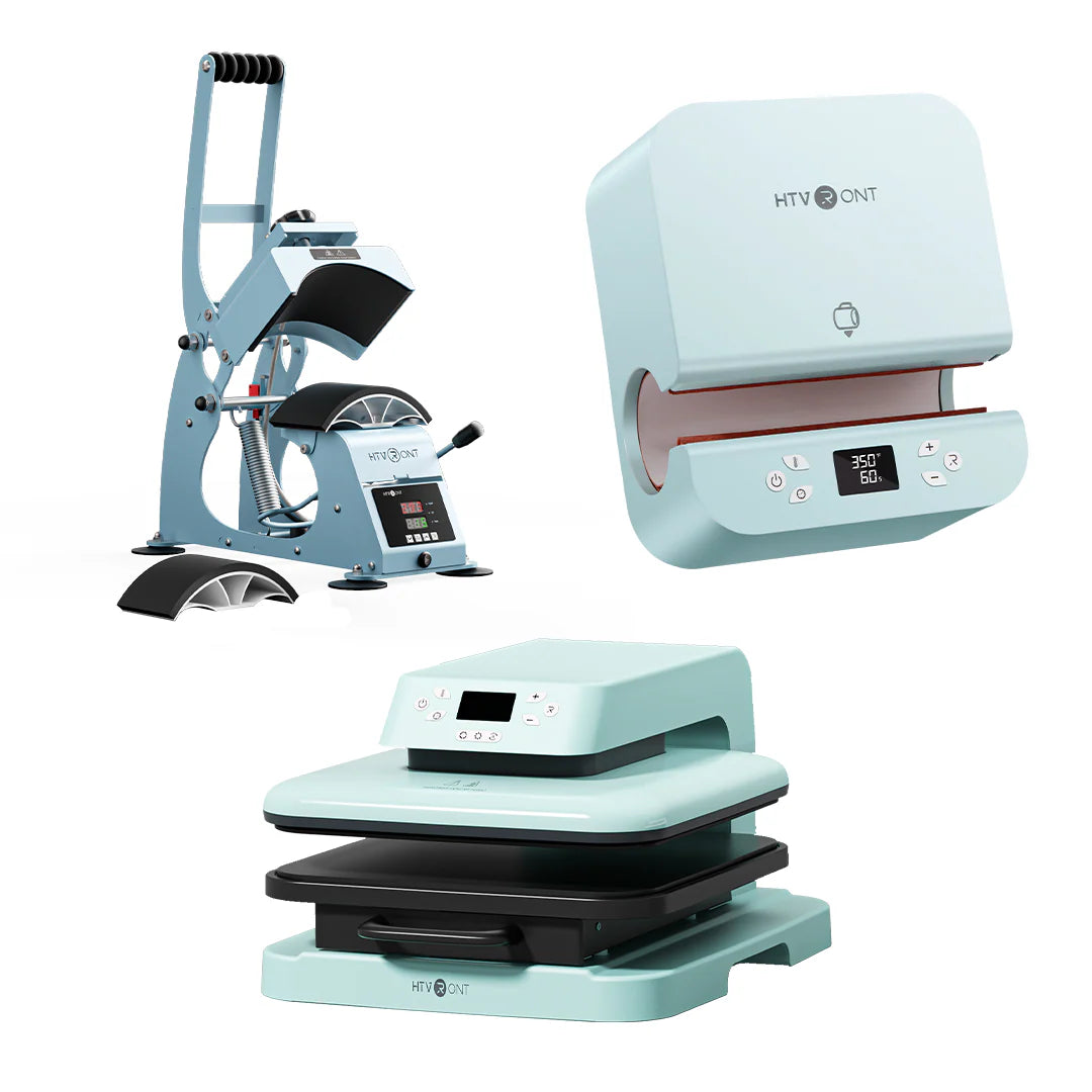 [Easter Machine Bundle]Htvront Auto+Tumbler+Manual Hat Heat Press Machine