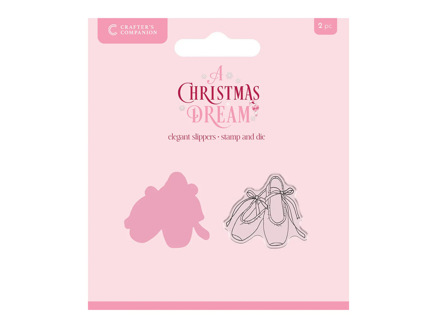 Sara Signature a Christmas Dream Stamp and Die - Elegant Slippers