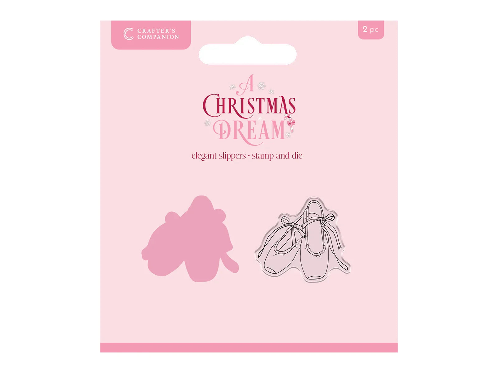 Sara Signature a Christmas Dream Stamp and Die - Elegant Slippers