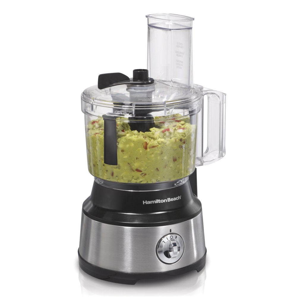 Food Processor and Vegetable Chopper with Easy Clean Bowl Scraper, 10 Cup Capacity, Stainless Steel, 70730