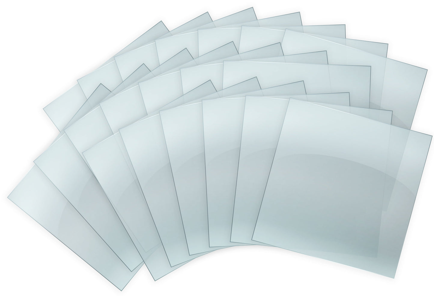 Mold Press Plastic Sheets 40/Pkg-Clear