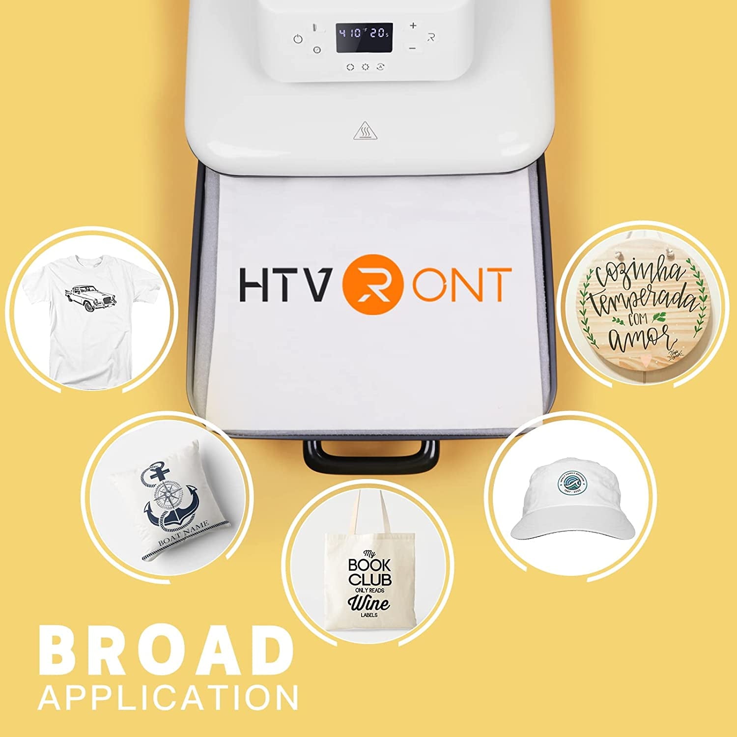 Auto Heat Press Machine - 15X15 Smart T Shirt Press Machine &  HTV Roll Heat Transfer Vinyl - 12" X 25Ft Black Iron on for T-Shirts, Easy to Weed & Transfer HTV