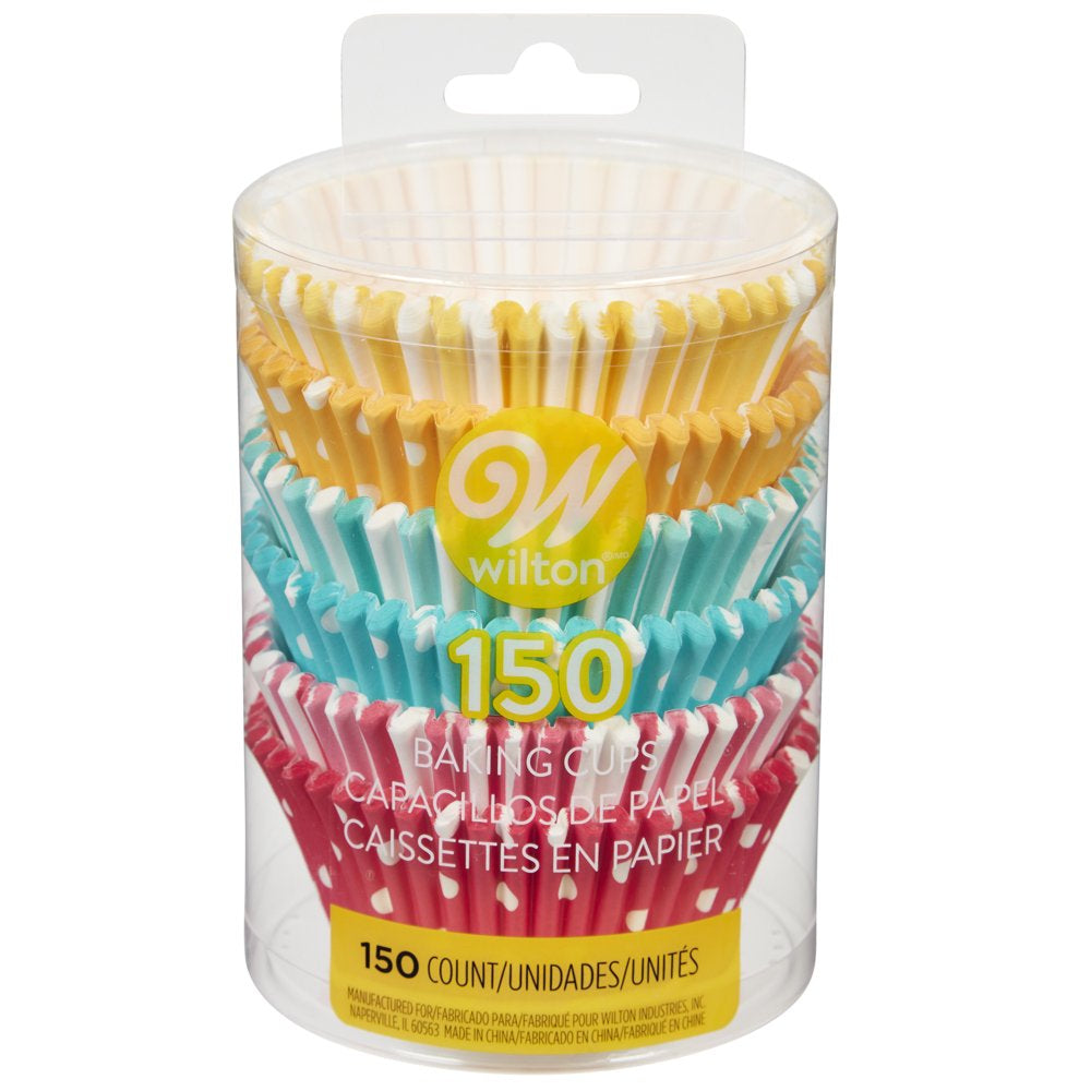 Dots and Stripes Cupcake Liners, 150-Count