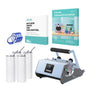 30 OZ Tumbler Heat Press Sublimation Starter Benginers Kit Bundle with 20 OZ Sublimation Tumblers,Sublimation Tape,Sublimation Paper and Butcher Paper