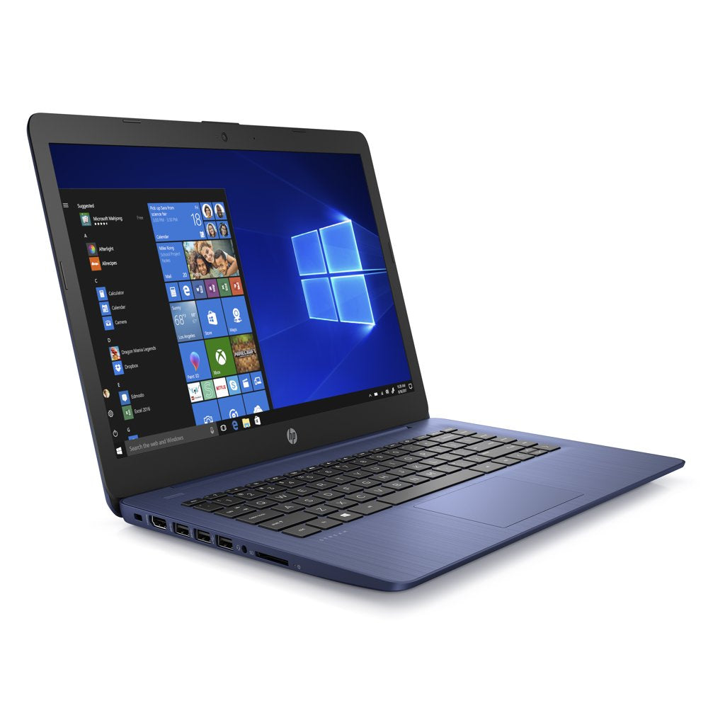 Stream 14 Laptop, Intel Celeron N4000, 4GB SDRAM, 32GB Emmc, Office 365 1 Yr, Royal Blue