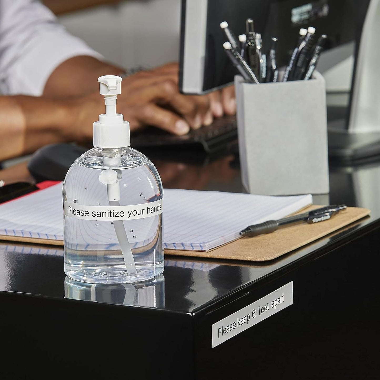 Labelmanager 160 Portable Label Maker Bundle, Easy-To-Use, One-Touch Smart Keys, QWERTY Keyboard, Large Display, for Home & Office Organization, Includes 3 D1 Label Cassettes